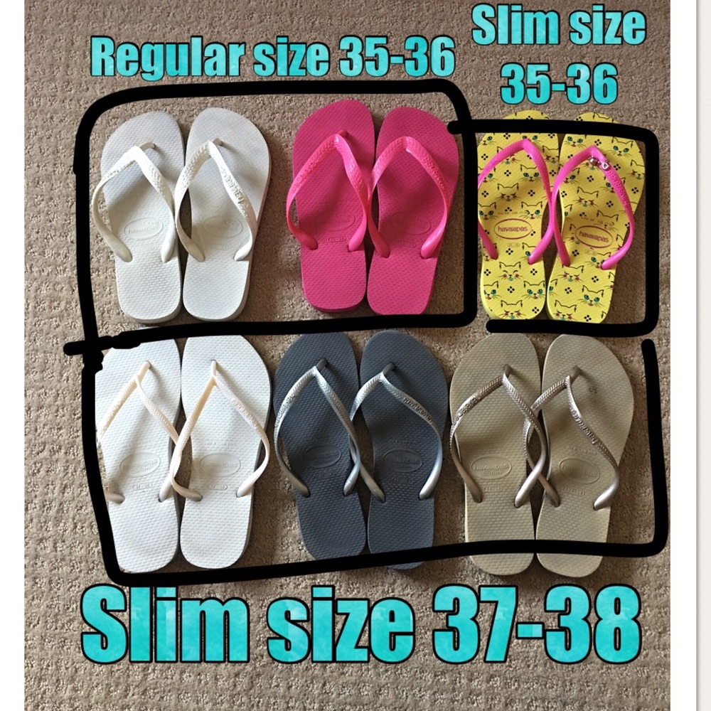 Haviannas slim and regular